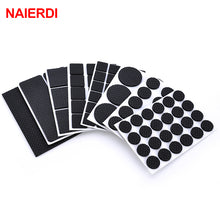 Load image into Gallery viewer, NAIERDI 1-24PCS Self Adhesive Furniture Leg Feet Rug Felt Pads Anti Slip Mat  Bumper Damper For Chair Table Protector Hardware