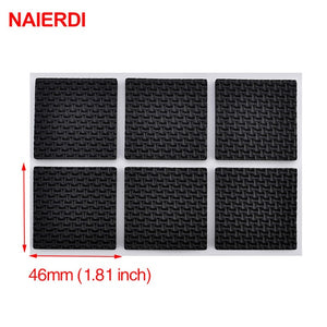 NAIERDI 1-24PCS Self Adhesive Furniture Leg Feet Rug Felt Pads Anti Slip Mat  Bumper Damper For Chair Table Protector Hardware