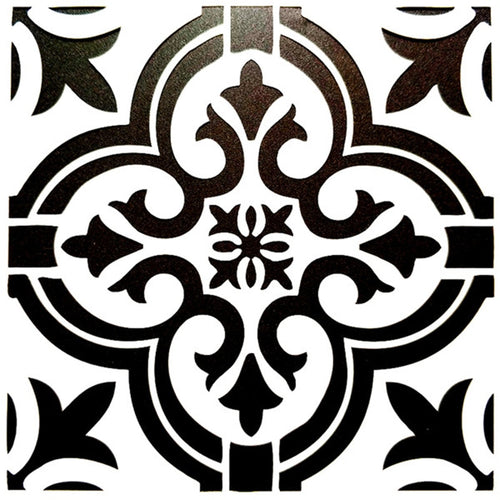 DIY Painting 15*15cm Vintage Flower Pattern Stencils Template For Tile Floor Wall Funiture Painting Decorative